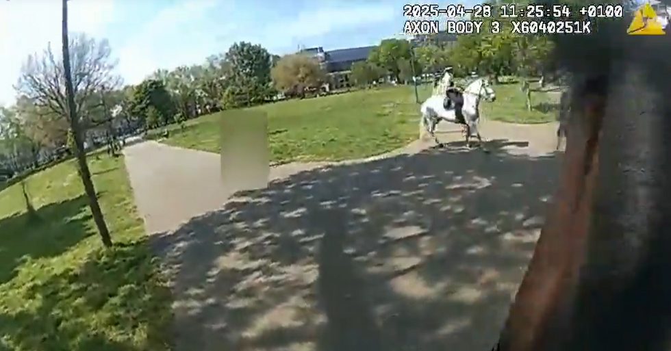 Bodycam footage of attack