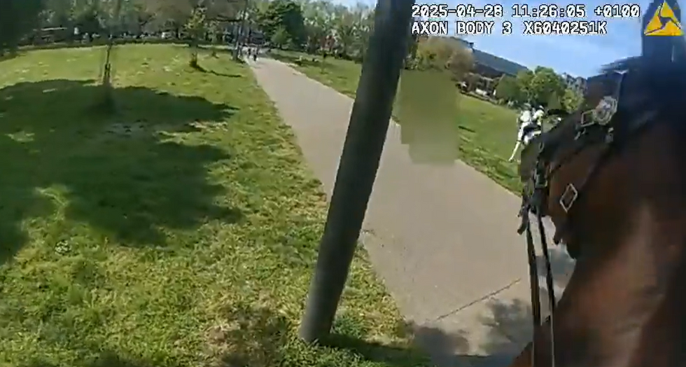 Bodycam footage of attack