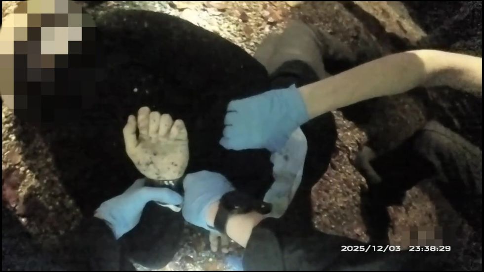 Bodycam footage released by the police earlier this week show Mr Nowak being handcuffed despite telling officers he could not breathe