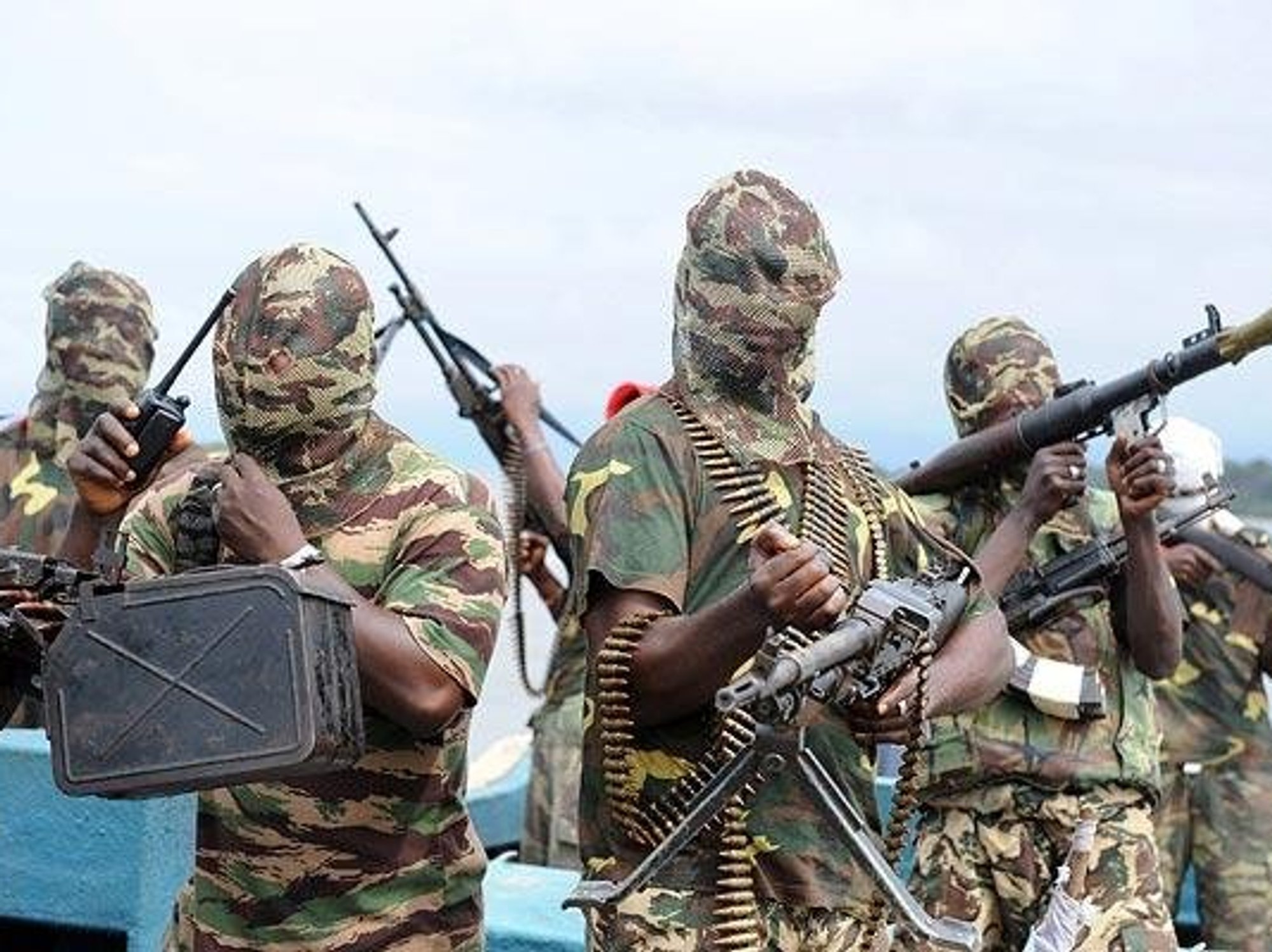 Boko Haram terrorists in Nigeria