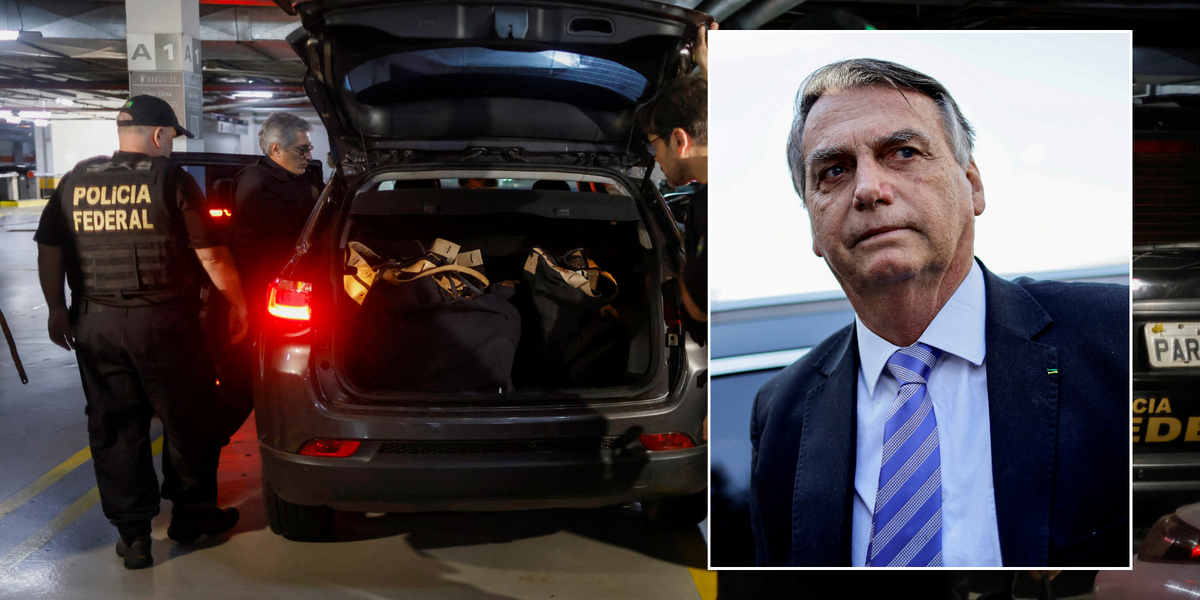 NextImg:Brazil's Jair Bolsonaro has passport CONFISCATED amid police probe into coup