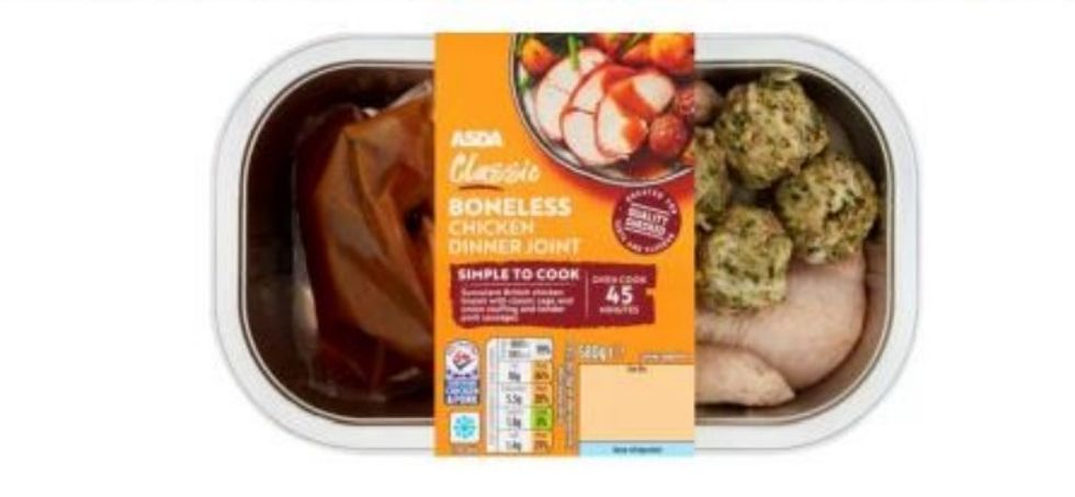 Boneless chicken dinner joints