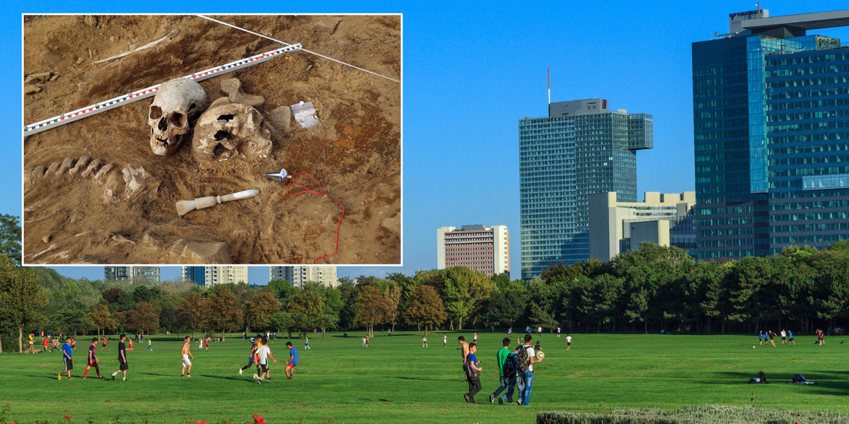 NextImg:Archaeology breakthrough as scientists find aftermath of Roman battle beneath football pitch in 'largest of its kind' discovery