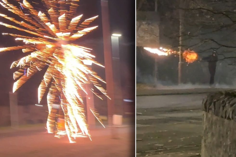 Bonfire Night chaos