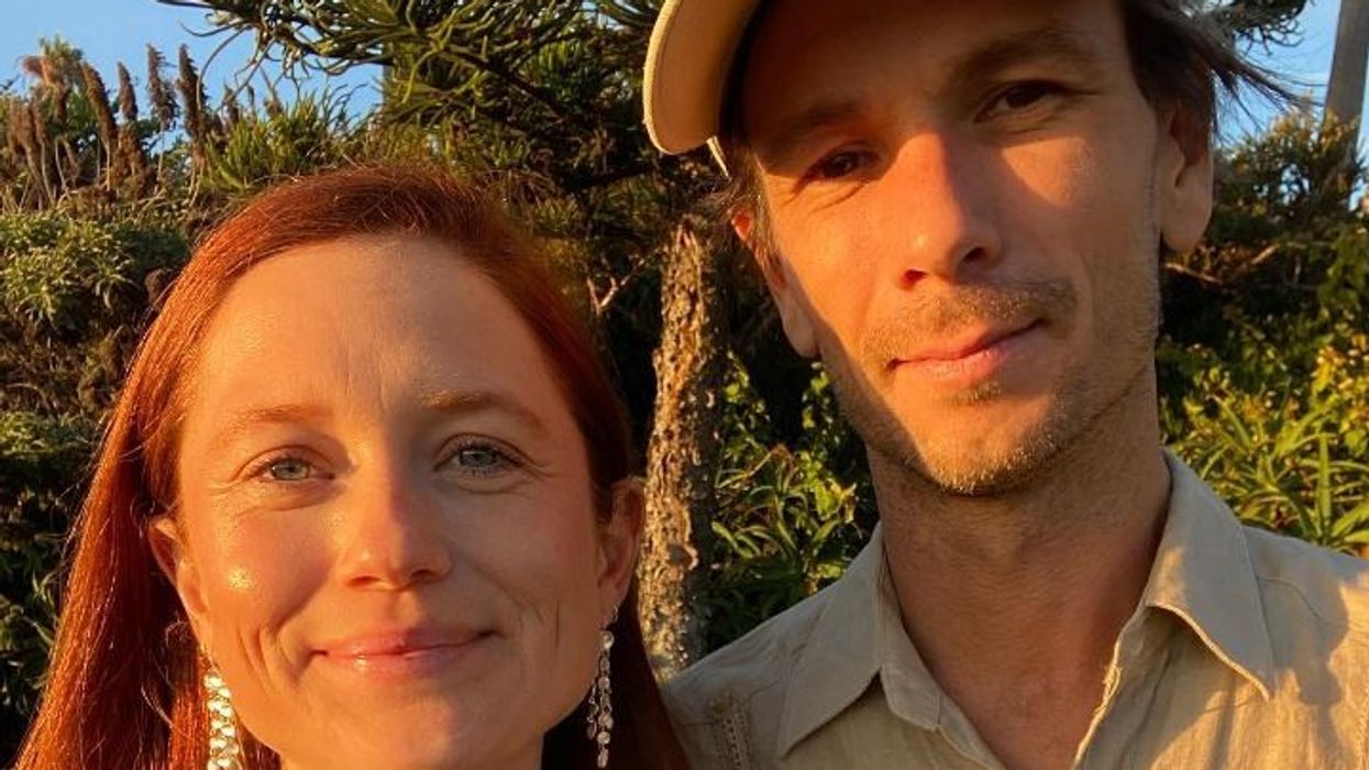 Bonnie Wright and her partner Andrew