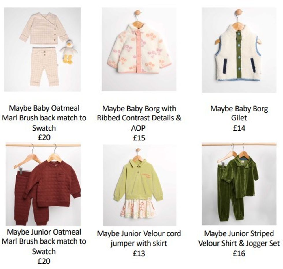Boots AW25 Maybe Baby and Maybe Junior collection