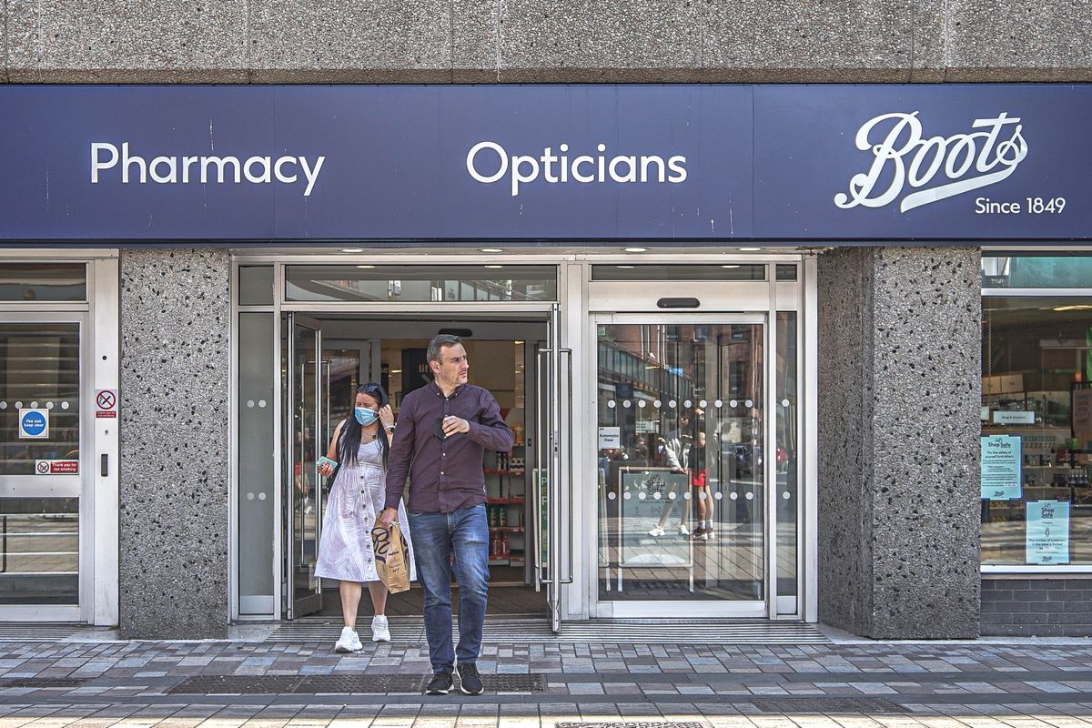 Boots opticians store