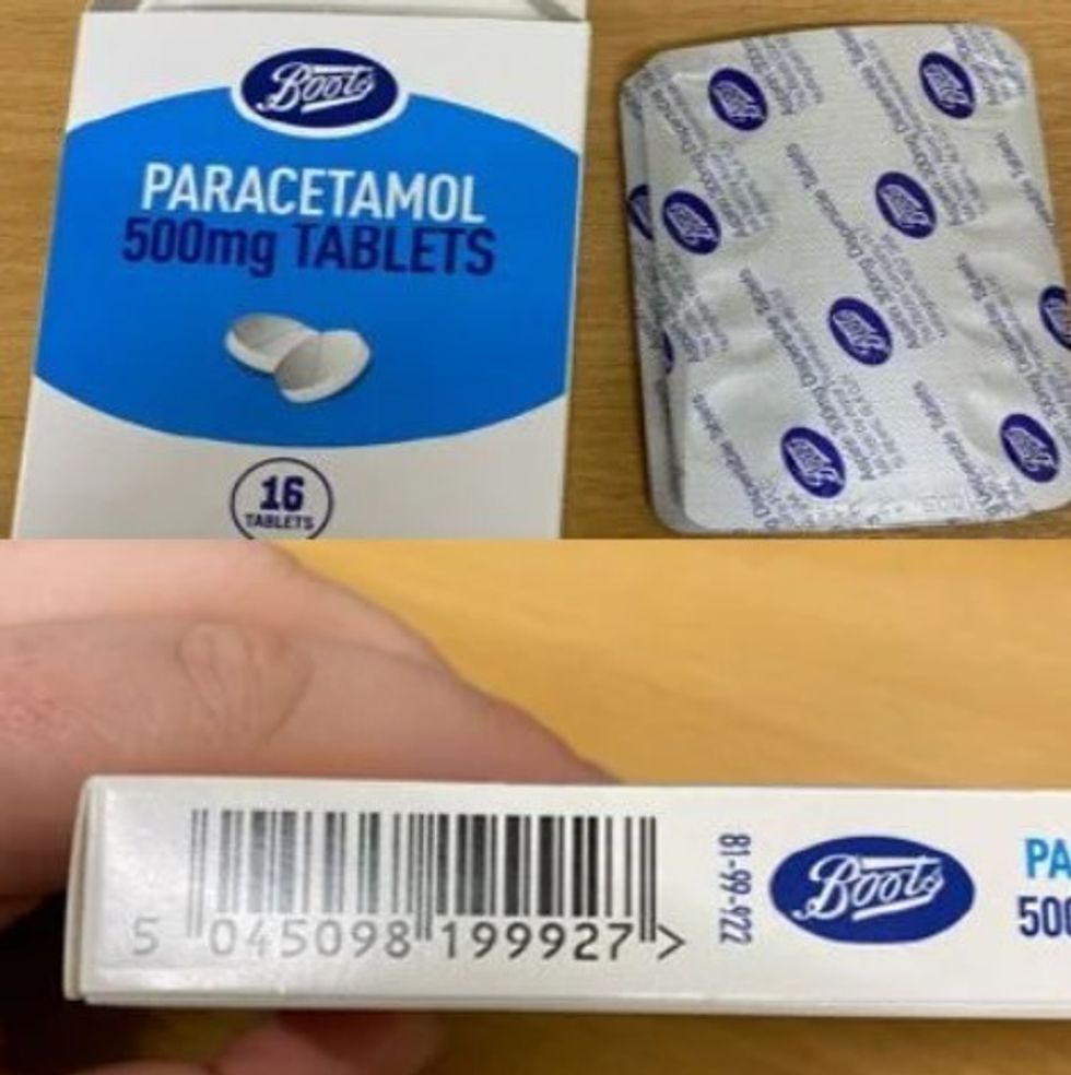 Boots Paracetamol 500mg tablets 16s