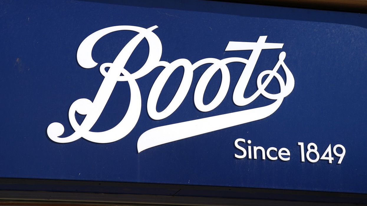Boots store sign
