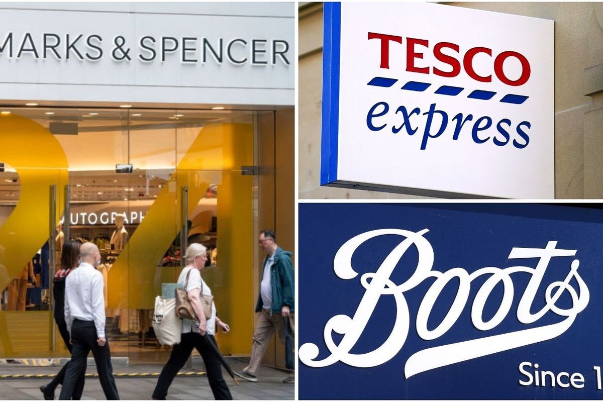 Boots, Tesco and M&S stores