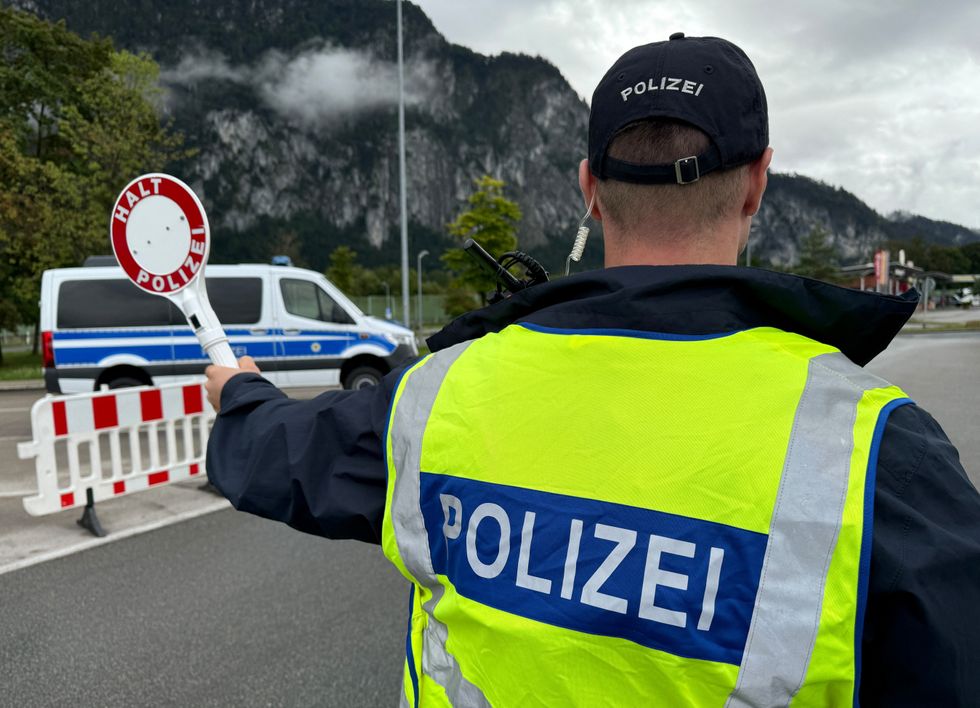 Border checks conducted by German police