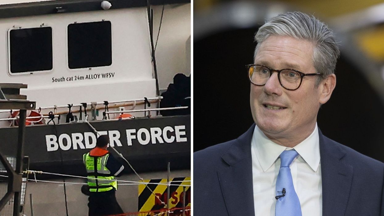 Border Force and Keir Starmer in pictures