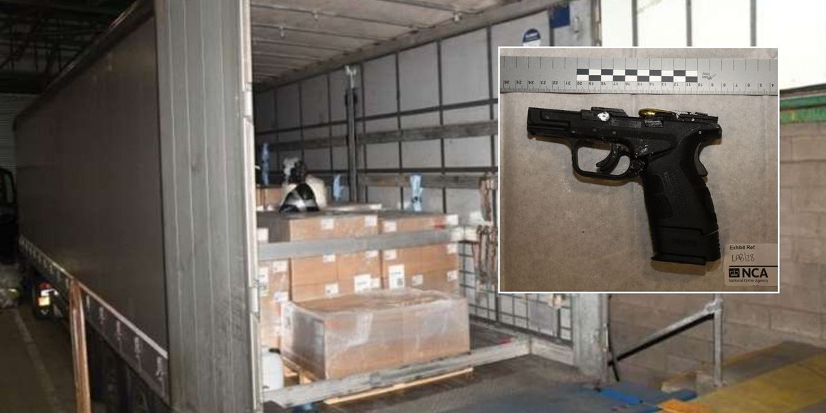 NextImg:Border Force discover Lithuanian lorry filled with '170kg of ketamine and arsenal of deadly firearms'