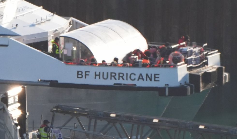 Border Force Hurricane arrives in Dover