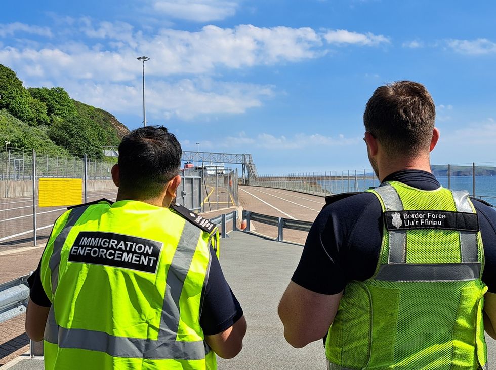 Border Force officers