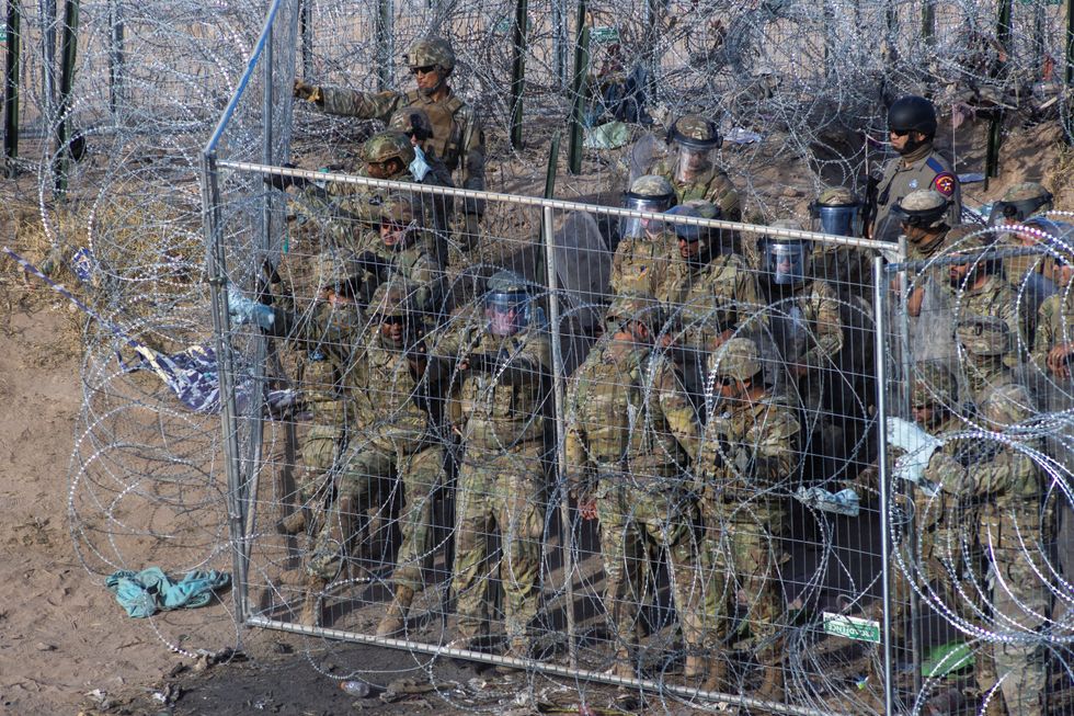 Border force officials