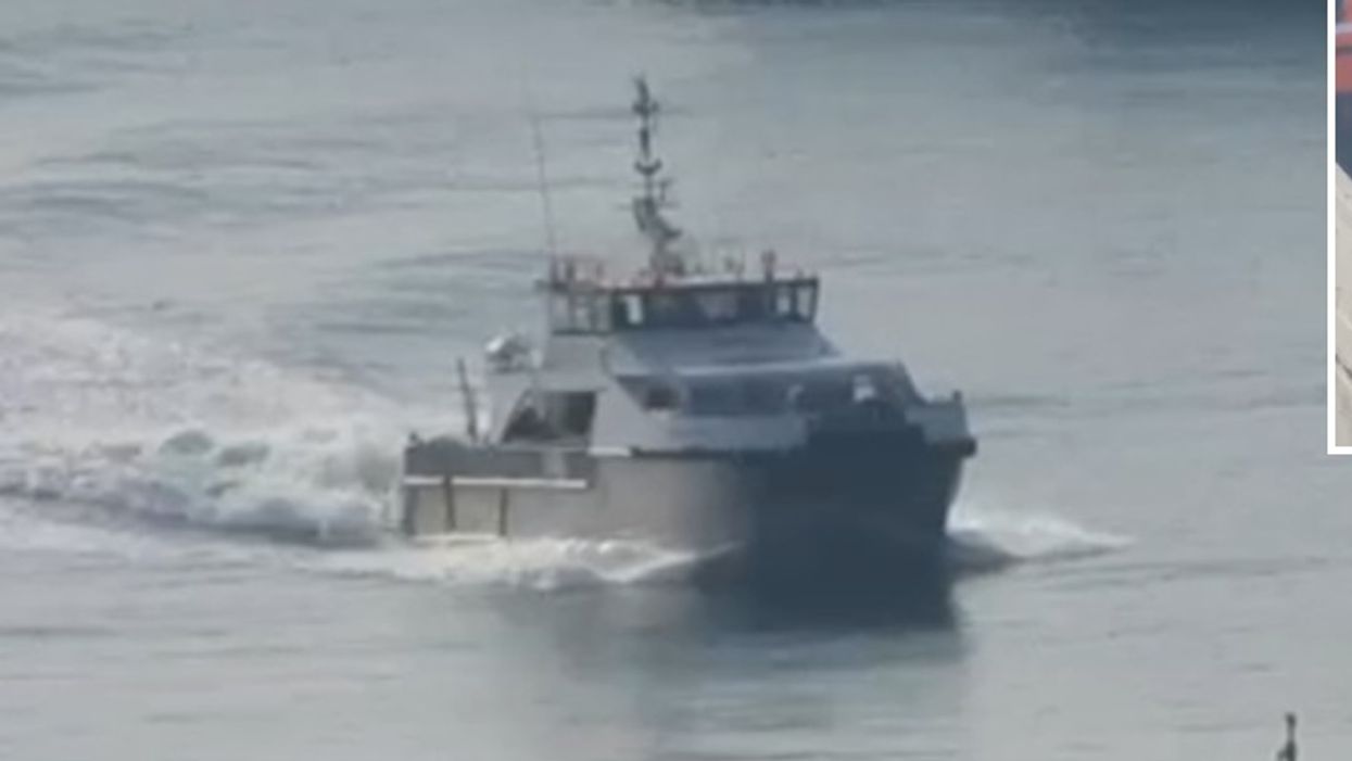 Border Force vessel arrives in Dover