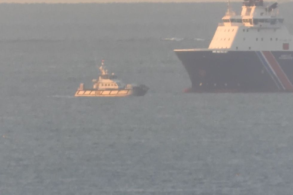 Border Force vessel arriving in Dover