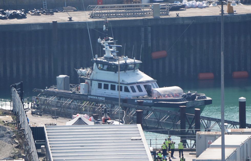 Border Force vessel in Dover