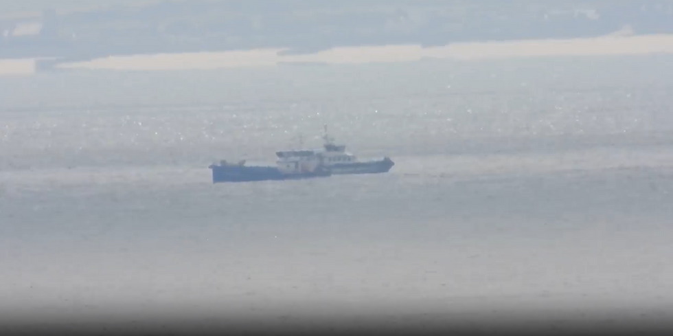 Border Force vessel in the Channel