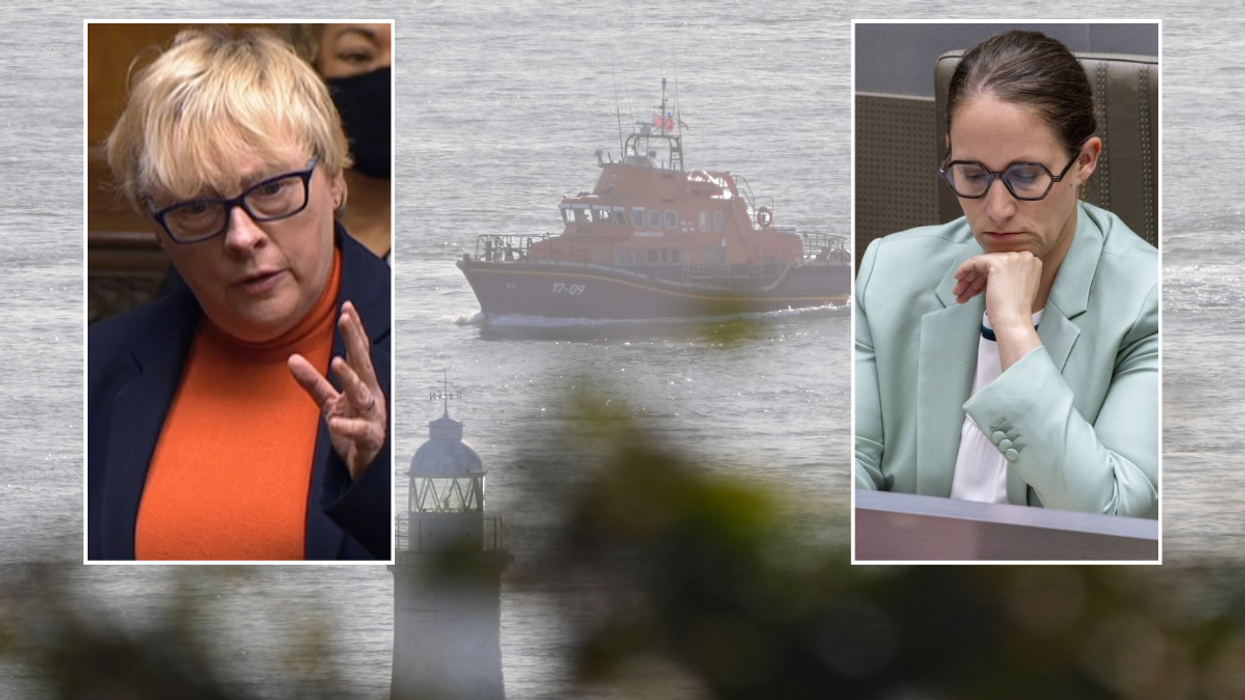 Borders Minister Angela Eagle and her Belgian counterpart Nicole de Moor