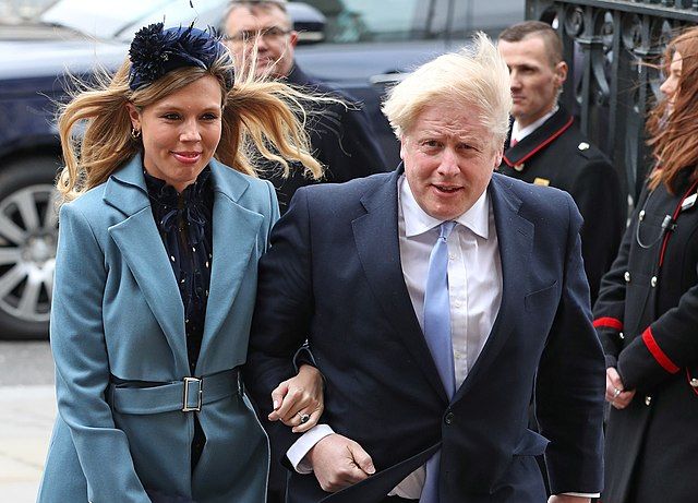 Boris and Carrie Johnson