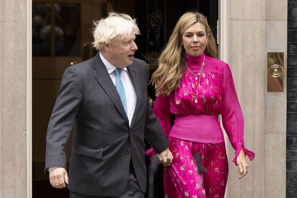 Boris and Carrie Johnson