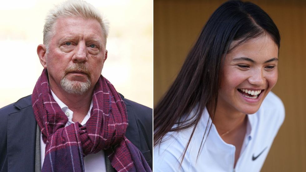 Boris Becker Emma Raducanu