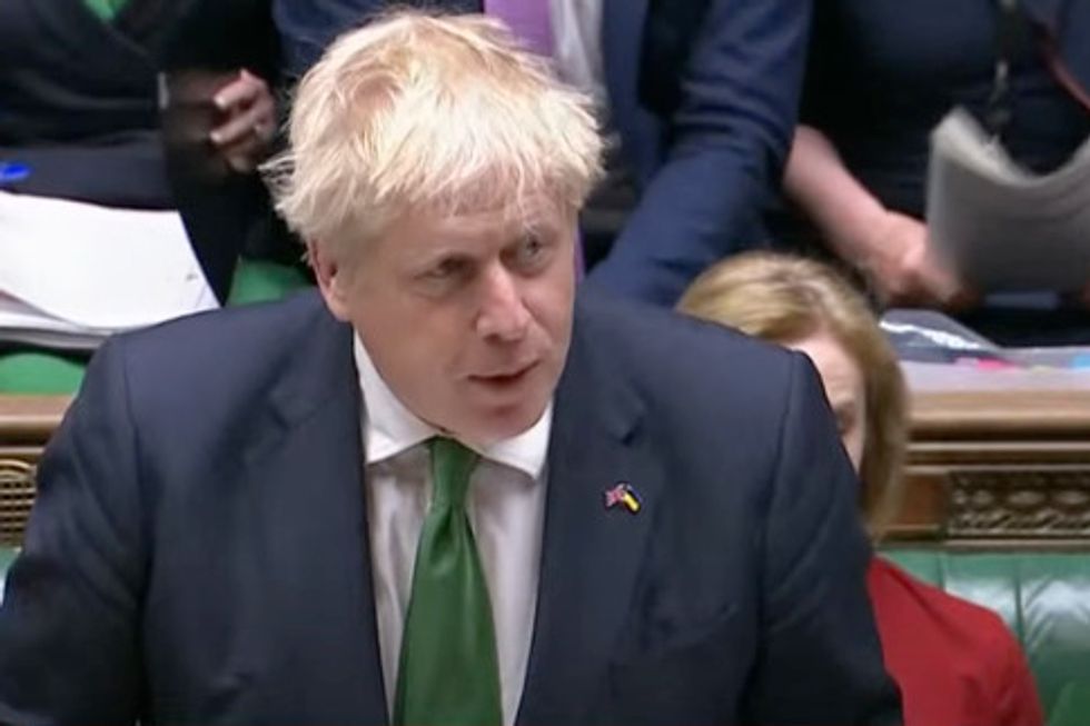 Boris faced a mixture of heckles from the opposition benches and some Tory backbenchers