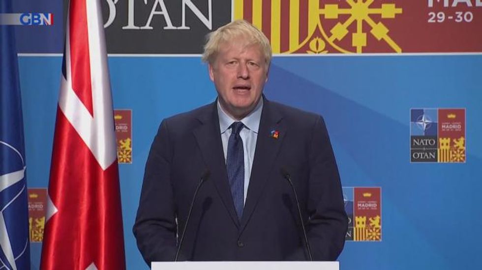 Boris Johnson says UK will spend 2.5 percent of GDP on defence by end of decade