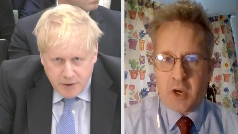 Boris Johnson and Christopher Hope
