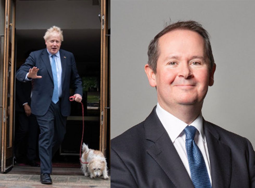 Boris Johnson and David Simmonds