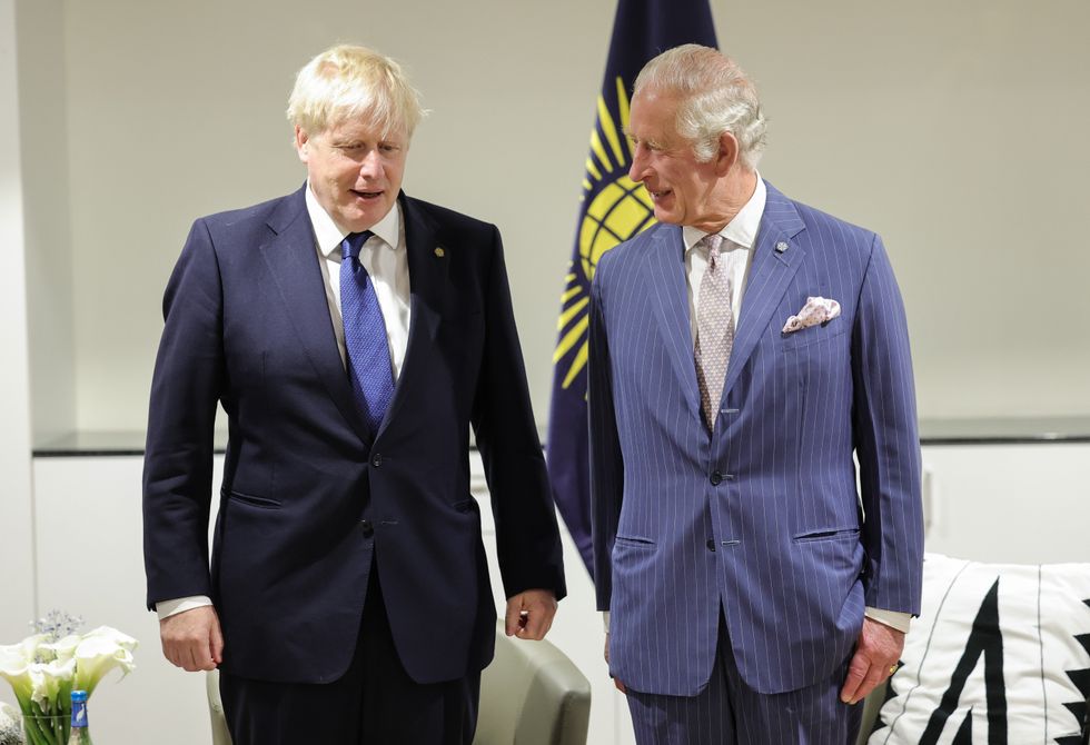 Boris Johnson and King Charles