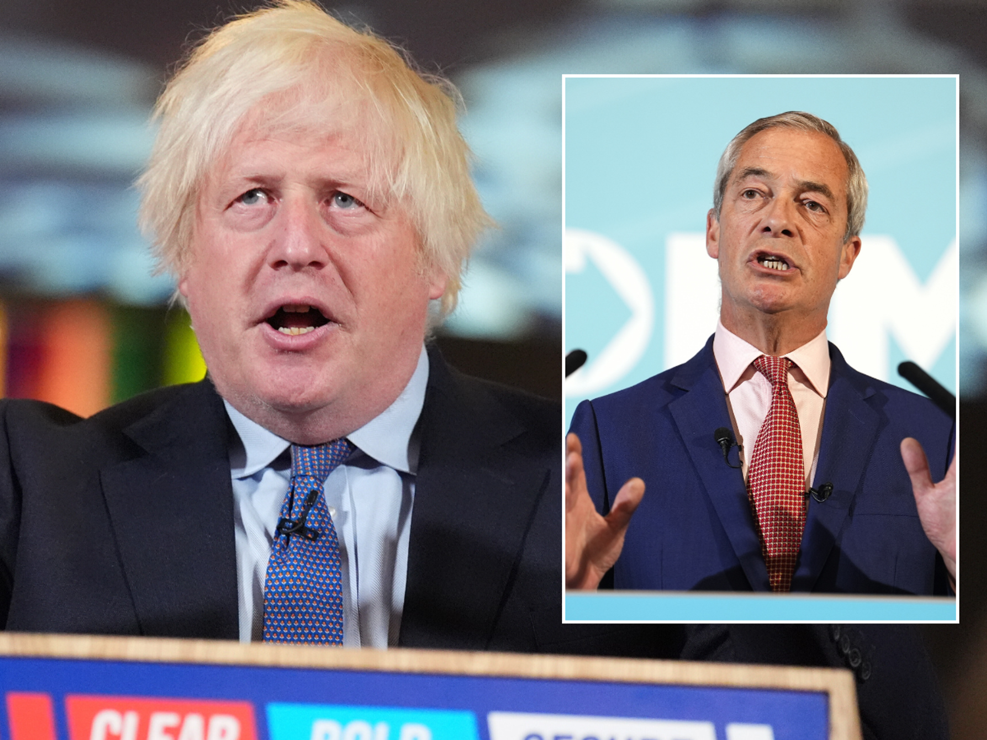 Boris Johnson and Nigel Farage