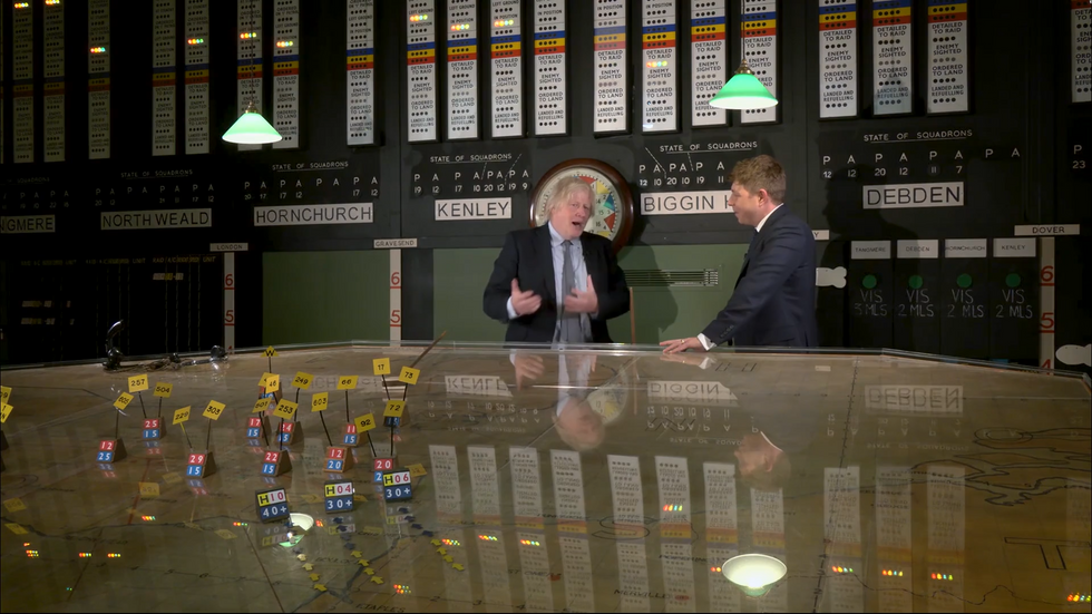 Boris Johnson and Patrick Christys