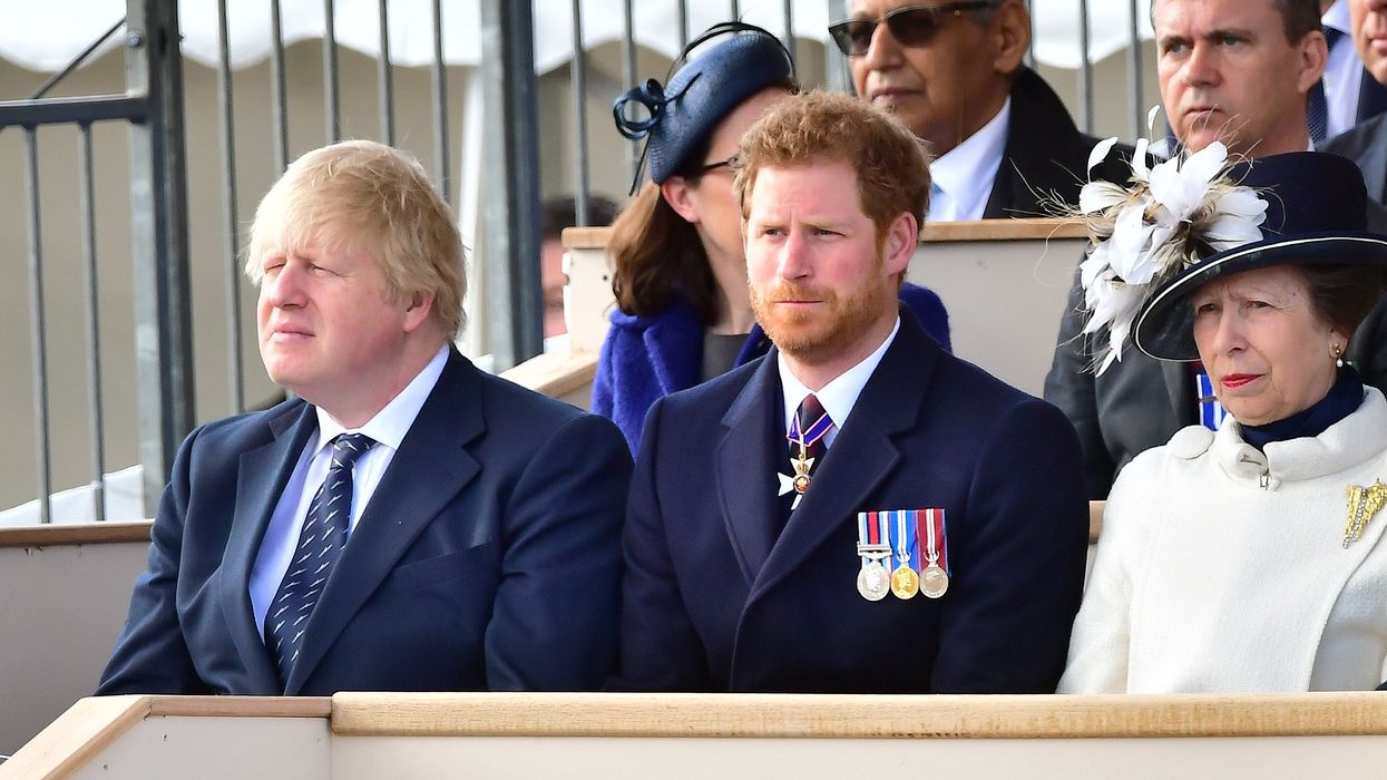 Boris Johnson and Prince Harry