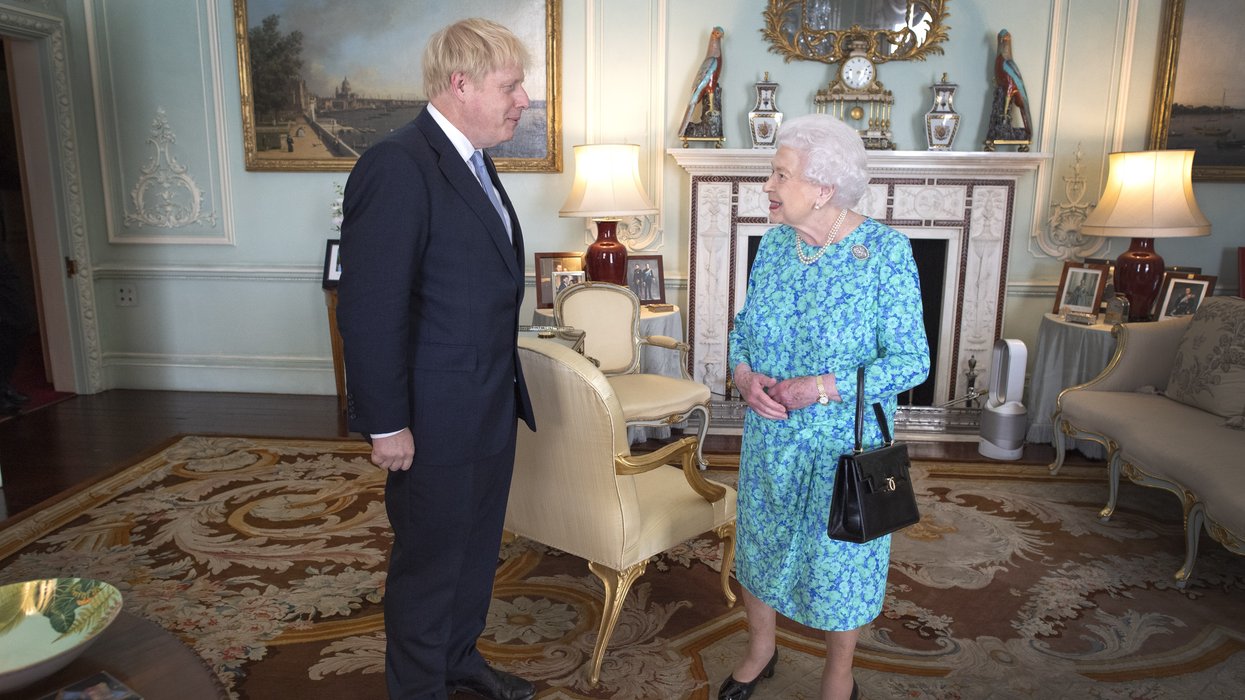 Boris Johnson and Queen Elizabeth II
