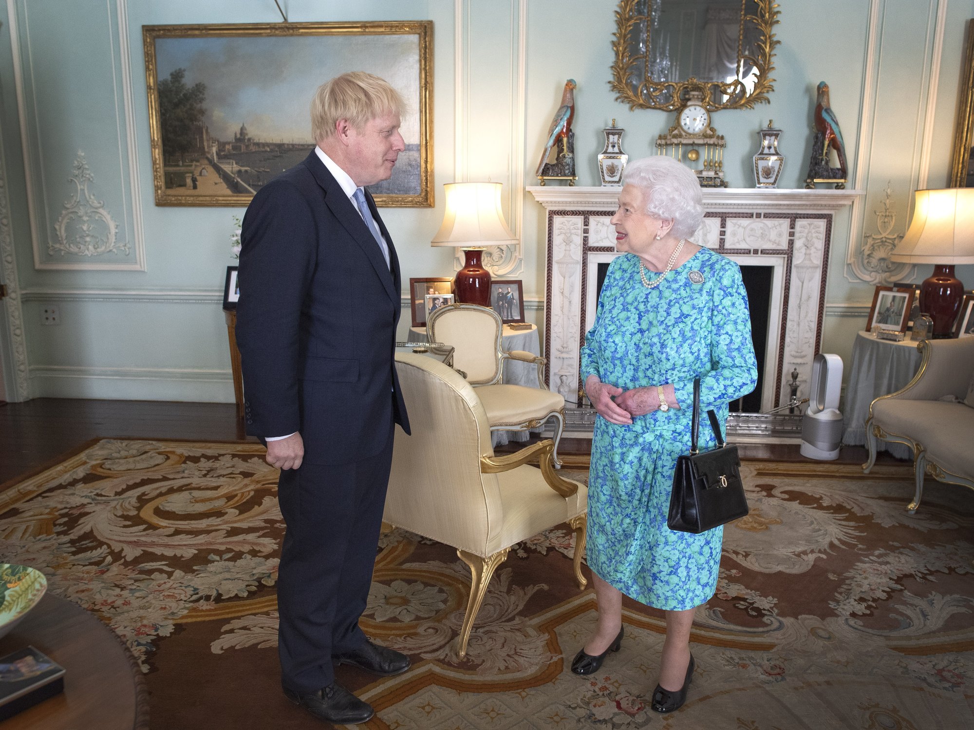 Boris Johnson and Queen Elizabeth II