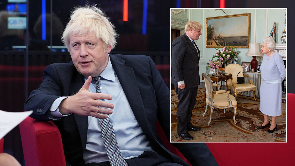 Boris Johnson and Queen Elizabeth II