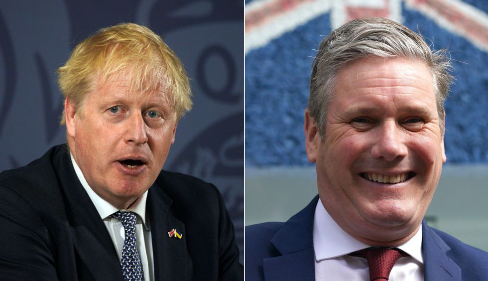 Boris Johnson and Sir Keir Starmer