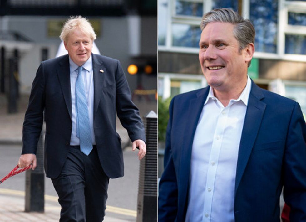 Boris Johnson and Sir Keir Starmer