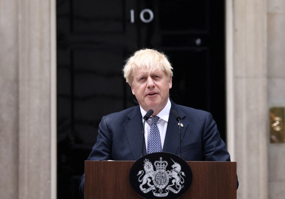 Boris Johnson announced his decision to resign last week