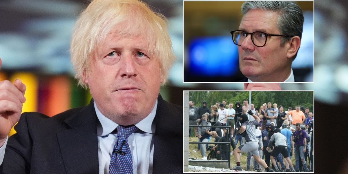 NextImg:'No excuses!' Boris Johnson lets rip at Sir Keir Starmer's 'deaf' response to UK's migration concerns