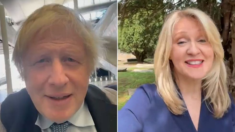 Boris Johnson, Esther McVey