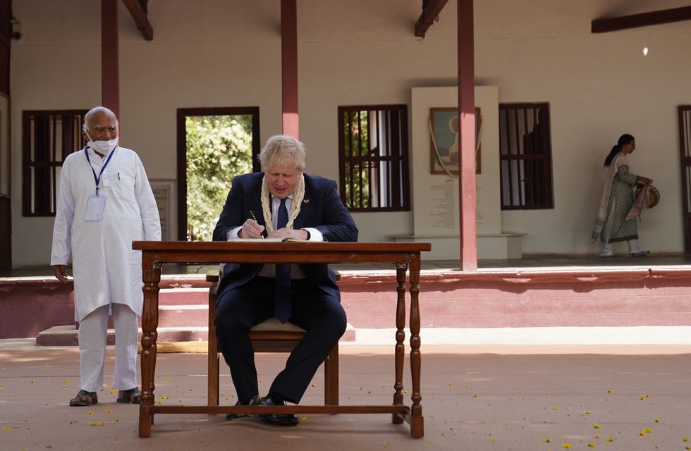 Boris Johnson has faced criticism over his trip to India due to increasing scrutiny over Partygate.