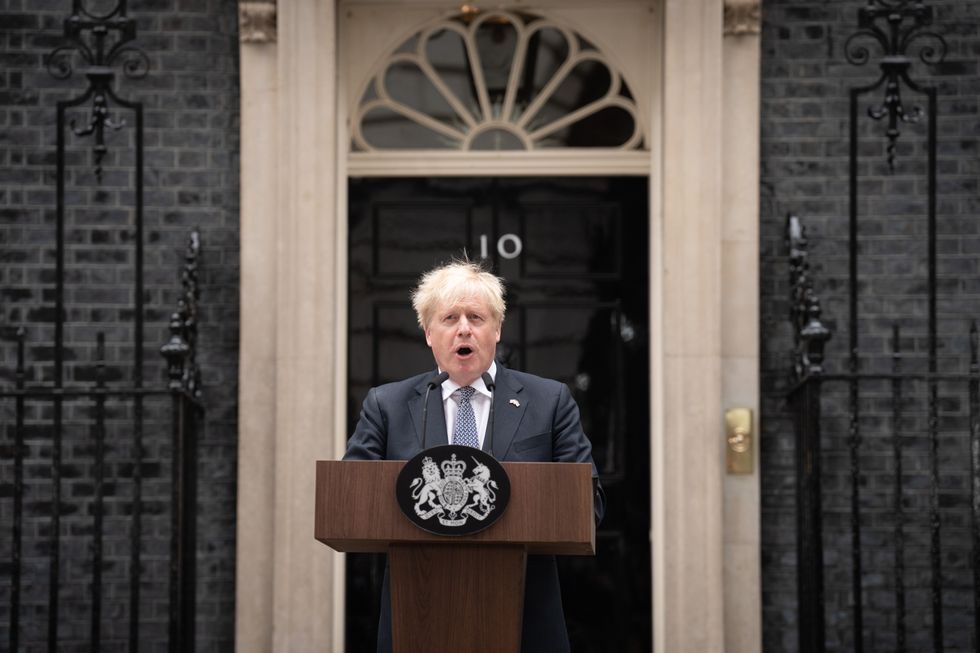 Boris Johnson has refused to rule out a political comeback