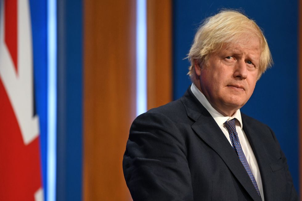 Boris Johnson has urged caution as lockdown restrictions ease in England.