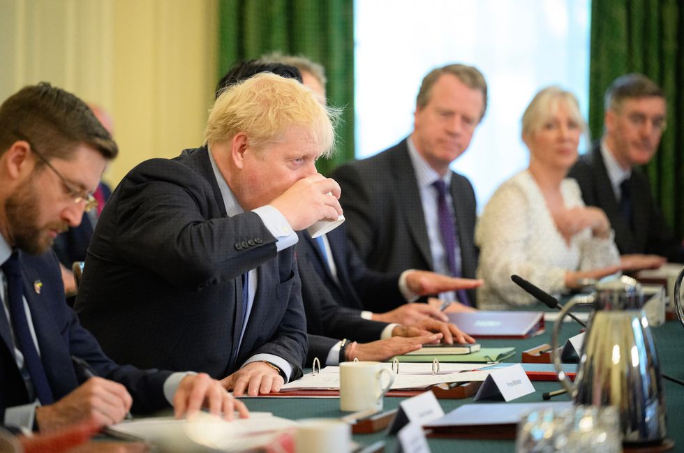 Boris Johnson in Cabinet