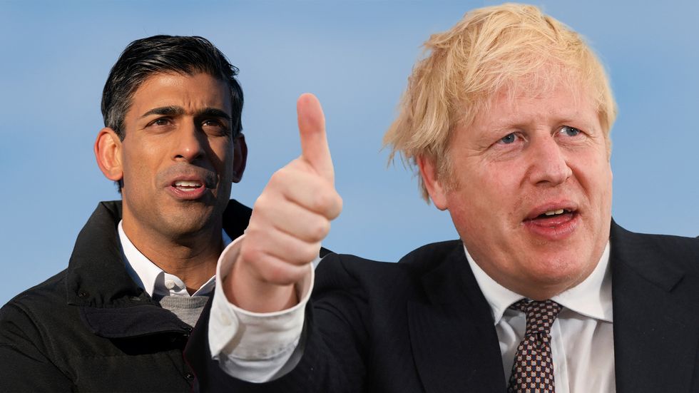 Boris Johnson is more popular than the current prime minister Rishi Sunak according to a new survey.
