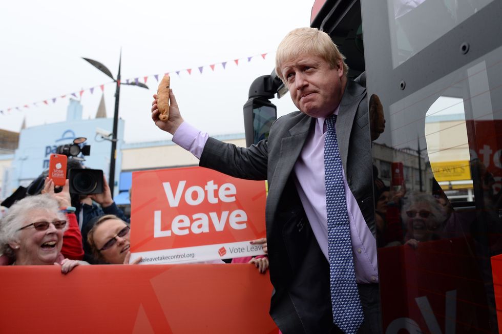 Boris Johnson mobbed by supporters in Cornwall
